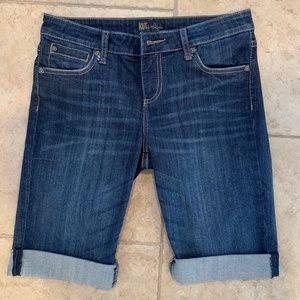 Kut Women's Dark Blue Bermuda Shorts